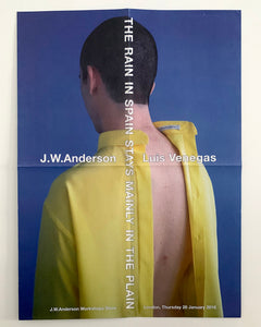 POSTER - THE RAIN IN SPAIN STAYS MAINLY IN THE PLAIN + J.W.ANDERSON