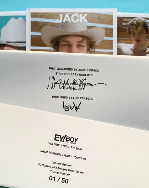 EXTRA SPECIAL SIGNED EDITION - 50 COPIES ONLY - EY! BOY COLLECTION  Volume 1 No.5  JACK PIERSON + BABY ROBERTS